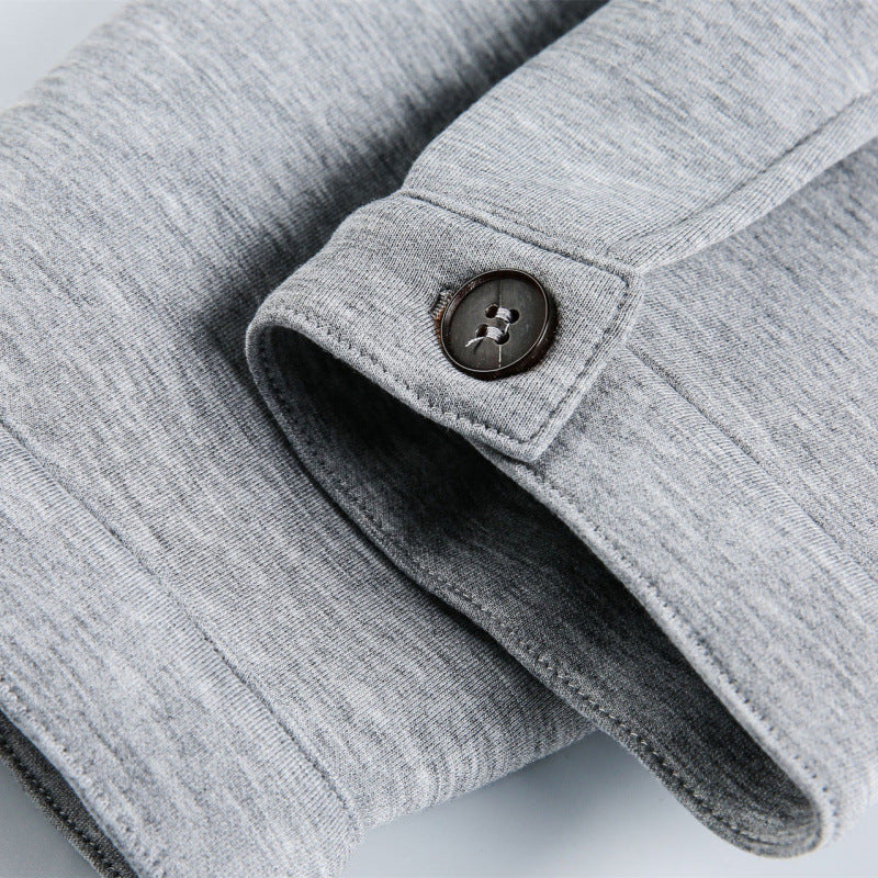 Unisex Boxy-Zip-Sweatjacke mit Hemdkragen, verdeckten Nähten und Eingrifftaschen Shop Nory