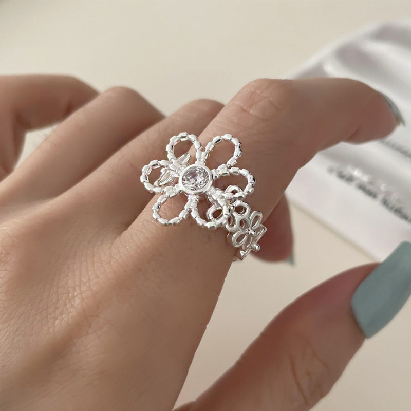 Damen Zarte und elegante Ringe mit Perlen Shop Nory