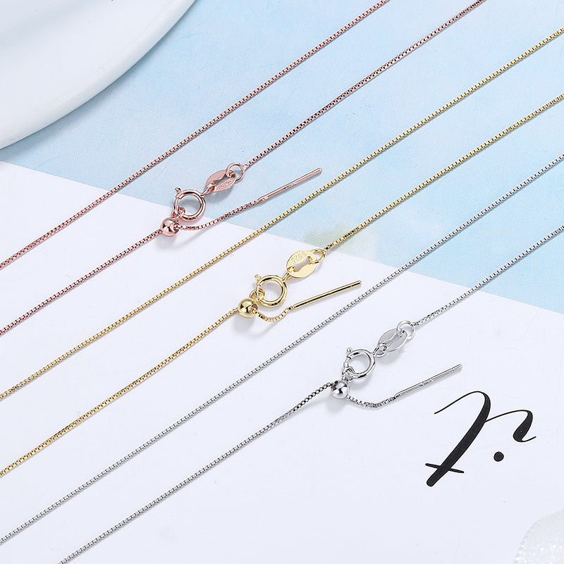 Damen Halskette mit feinem Kettendesign und praktischer Verschlusstechnik Shop Nory
