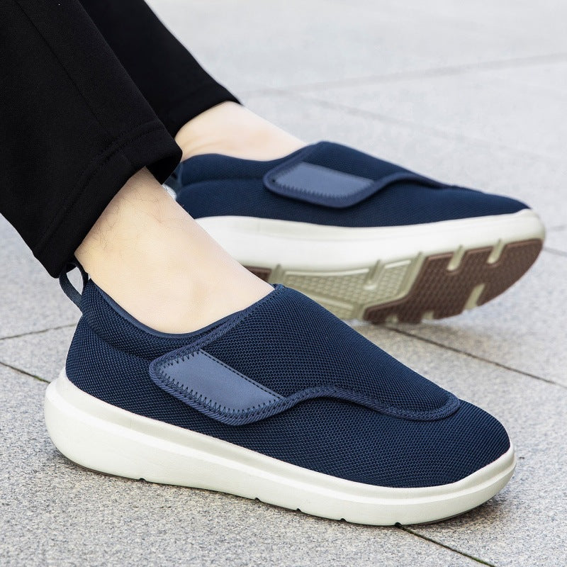 Herren Atmungsaktive Slip-On Sneaker mit Klettverschluss Shop Nory