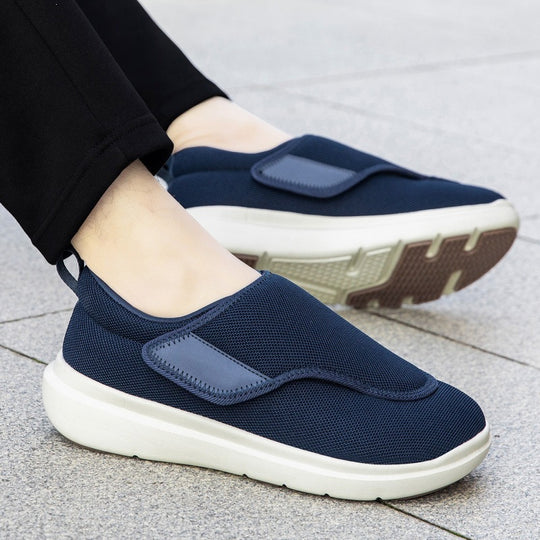 Herren Atmungsaktive Slip-On Sneaker mit Klettverschluss Shop Nory