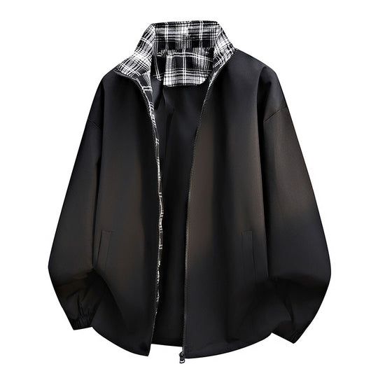 Herren Freizeitjacke mit kariertem Innenfutter Shop Nory