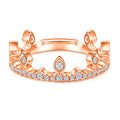 Damen Kranzring mit funkelnden Zirkonia und elegantem Design Shop Nory