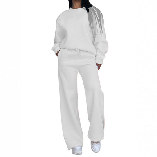 Damen nan lässiges Oversize Sweatshirt und weite Jogginghose Set Shop Nory