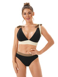 Damen Bikini-Set mit trendigen Rüschen und verstellbaren Trägern Shopnory