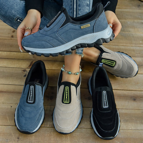Damen Bequeme Outdoor-Sneaker mit rutschfester Sohle und atmungsaktivem Obermaterial