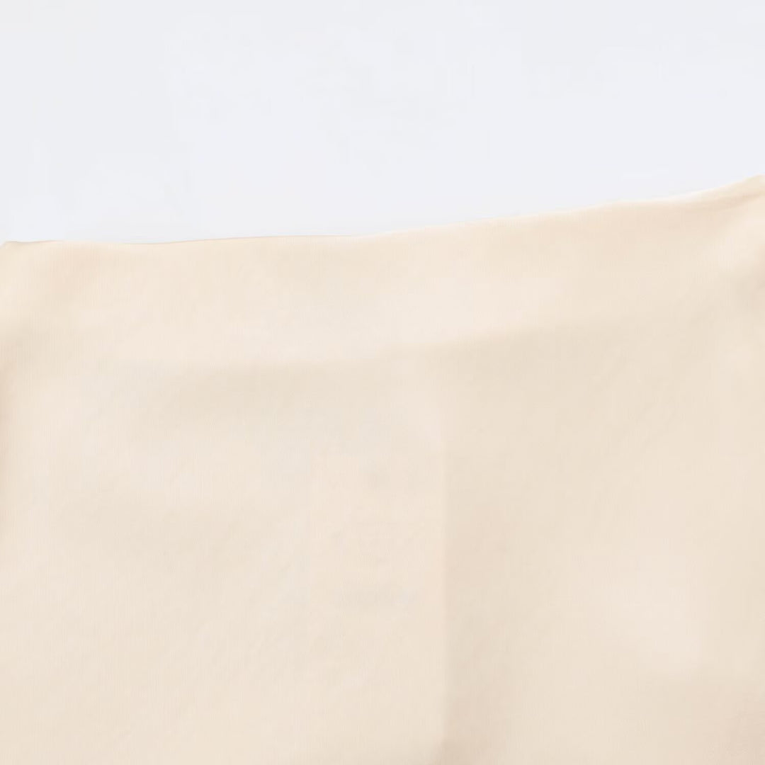 Damen Fließender Satin-Midirock mit Knotengürtel und Kontrastkante Shop Nory