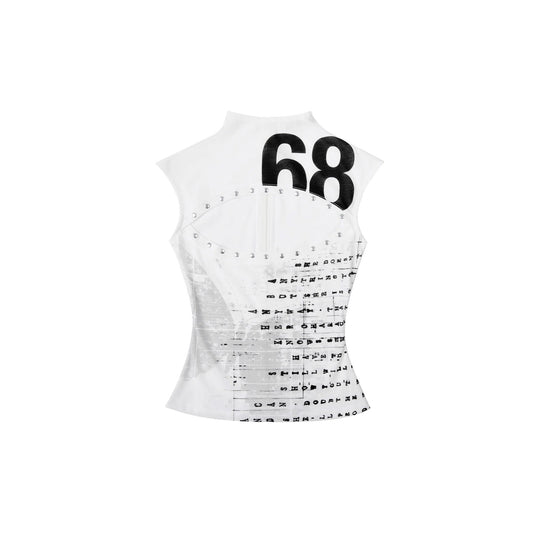 Damen Kreatives Tank-Top mit Grafischem Druck