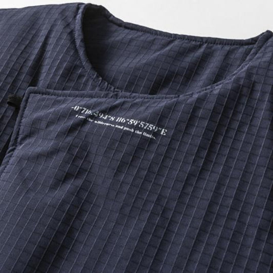 Unisex Gepolsterte Steppweste mit asymmetrischer Front und minimalistischer Silhouette Shop Nory