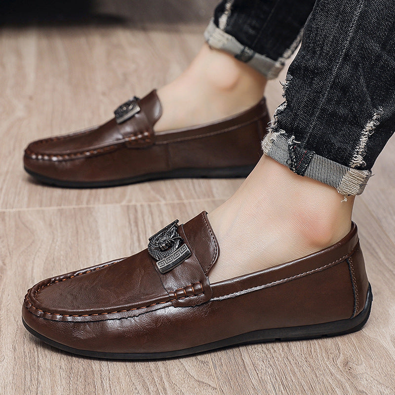Herren Elegante Mokassins mit Metalldetails Shop Nory