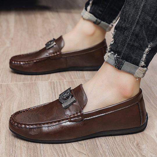 Herren Elegante Mokassins mit Metalldetails Shop Nory
