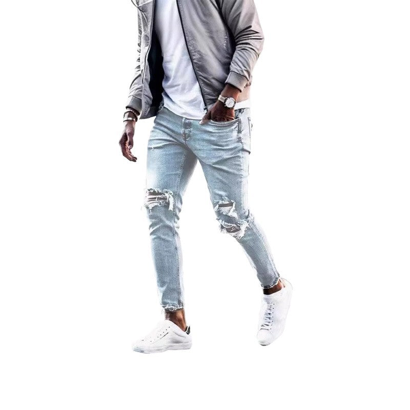 Herren Ripped Jeans mit lässigem Schnitt