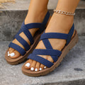 Damen Komfortable Sandalen mit elegantem Kreuzriemen-Design