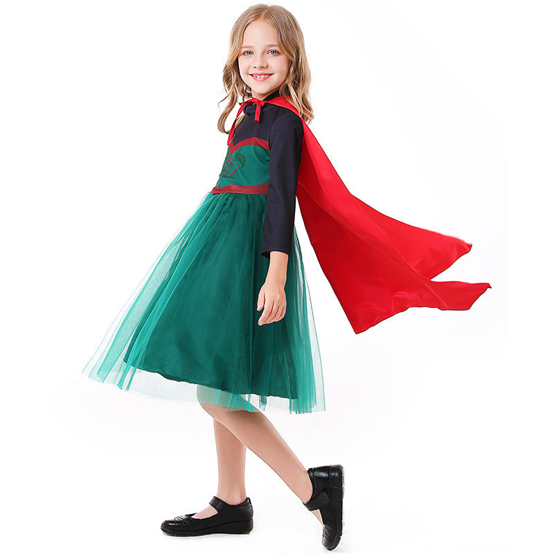 Mädchen Kostüm als zauberhafte Prinzessin mit Tüllrock und Umhang Shop Nory