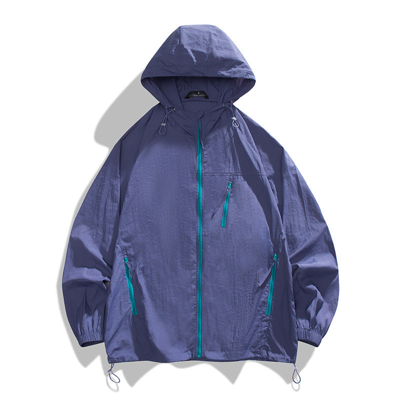 Herren leichtgewichtige Windjacke mit praktischen Taschen und atmungsaktiven Eigenschaften