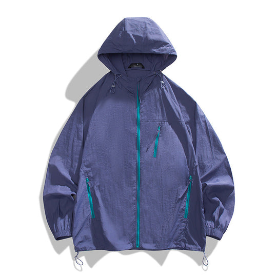 Herren leichtgewichtige Windjacke mit praktischen Taschen und atmungsaktiven Eigenschaften