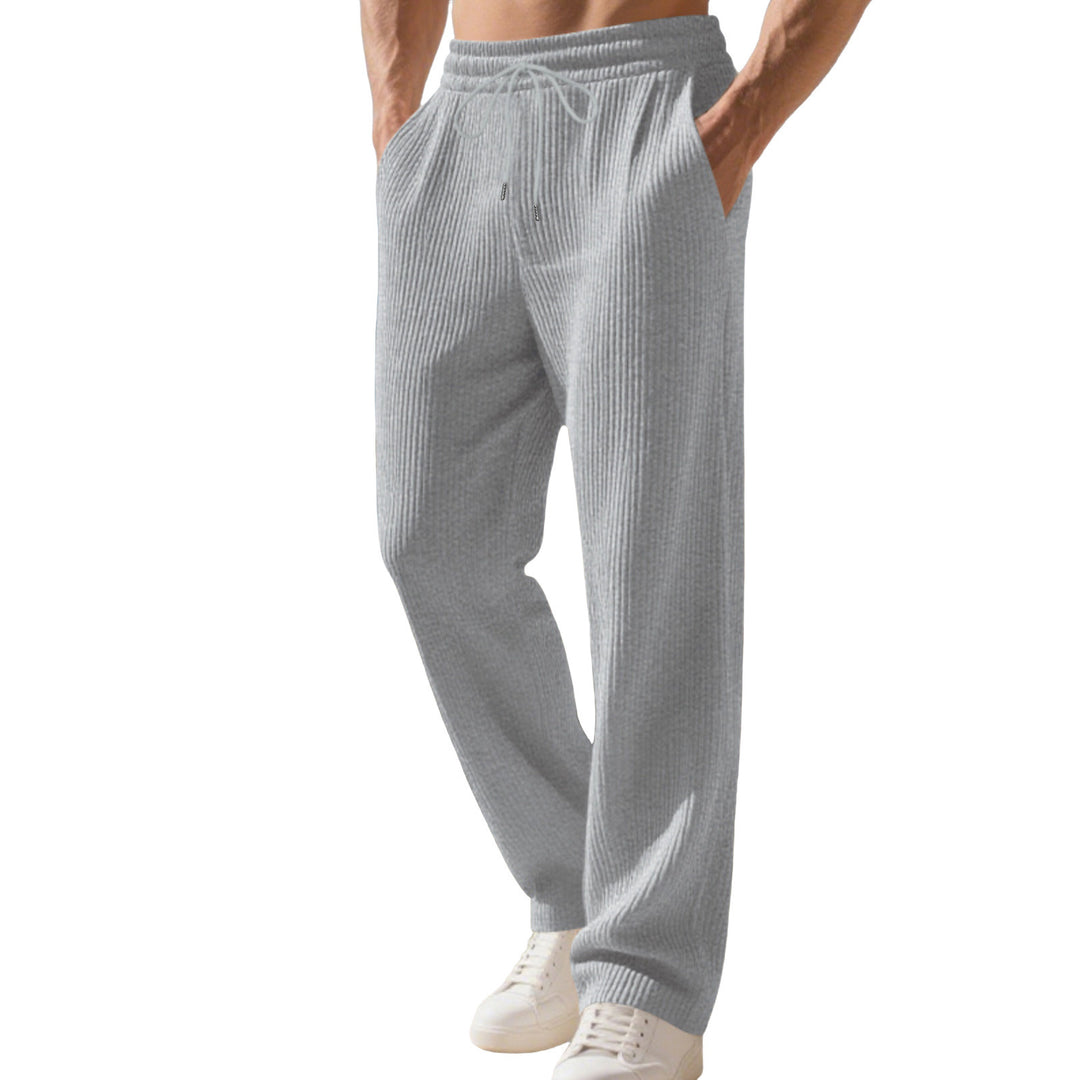 Herren Relaxed-Fit Strick-Jogginghose mit feiner Rippstruktur Shop Nory