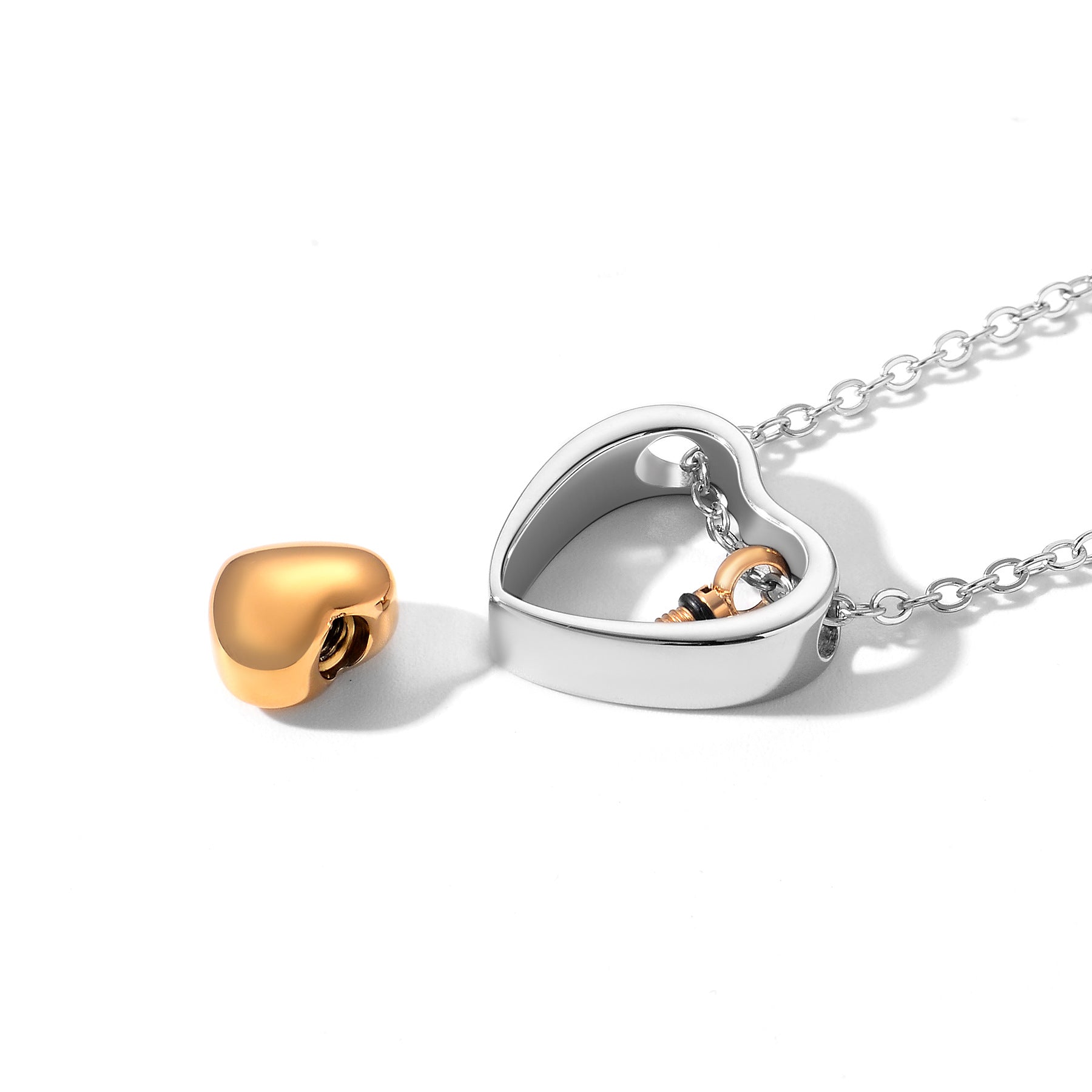 Damen Halskette mit herzförmigem Anhänger und elegantem Design Shop Nory