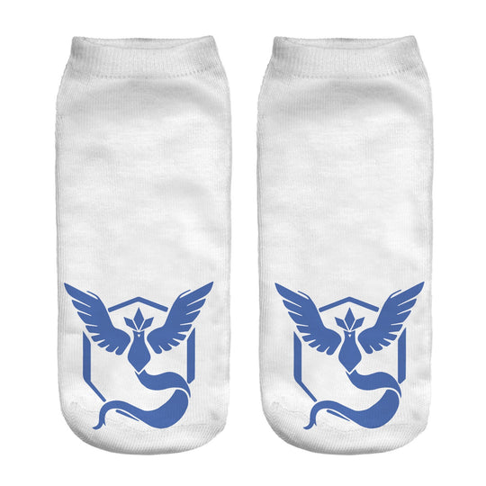 Unisex Niedrige Ankle-Socken mit Cartoon-Monster-Gesicht und weichem Baumwollmix Shopy Nory