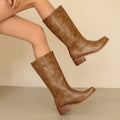 ShopNory | Damen Plateau Stiefel Bequeme