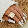 Damen Statement-Ring mit kunstvollem Textur-Design Shop Nory