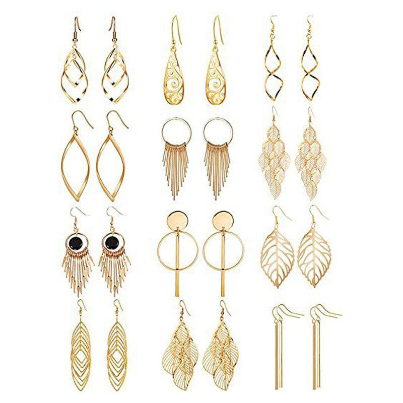 Damen Ohrringe-Set mit vielfältigen, modernen Designs Shop Nory
