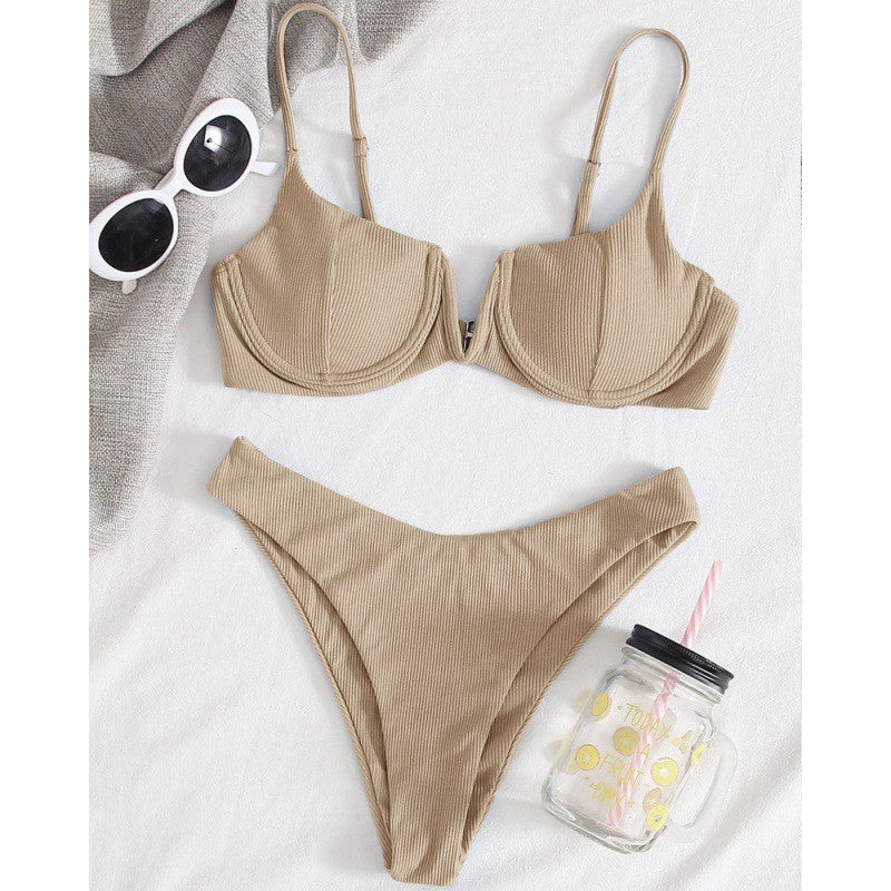 Damen Push-Up Bikini-Set mit verstellbaren Trägern