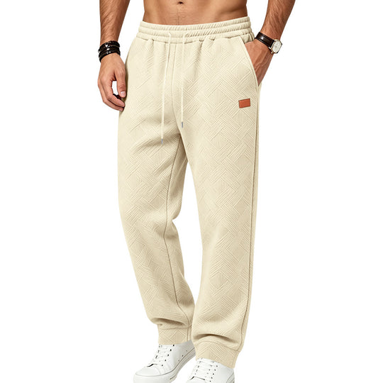 Herren Texturierte Jogginghose mit elastischem Bund und Kordelzug Shop Nory