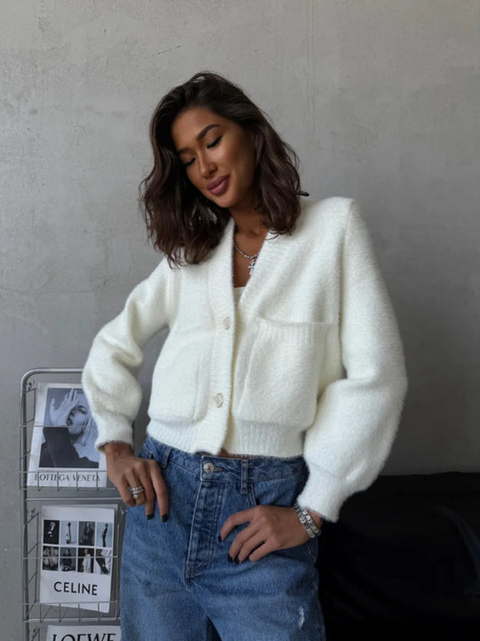 Damen Cozy Strickjacke Shop Nory