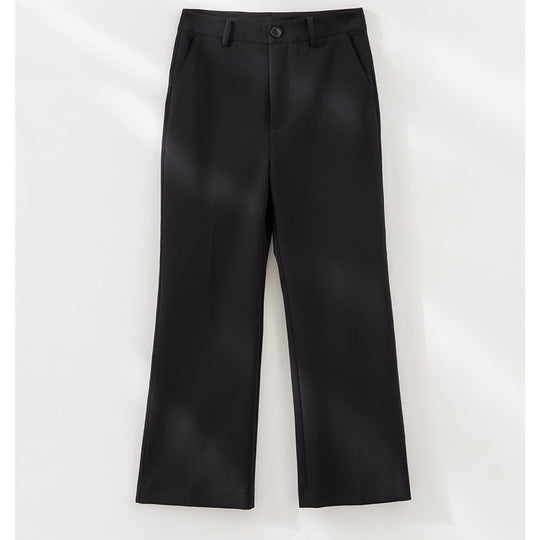 Damen Tailored-Stoffhose mit Bügelfalte, weiter Beinführung und Gürtelschlaufen Shop Nory