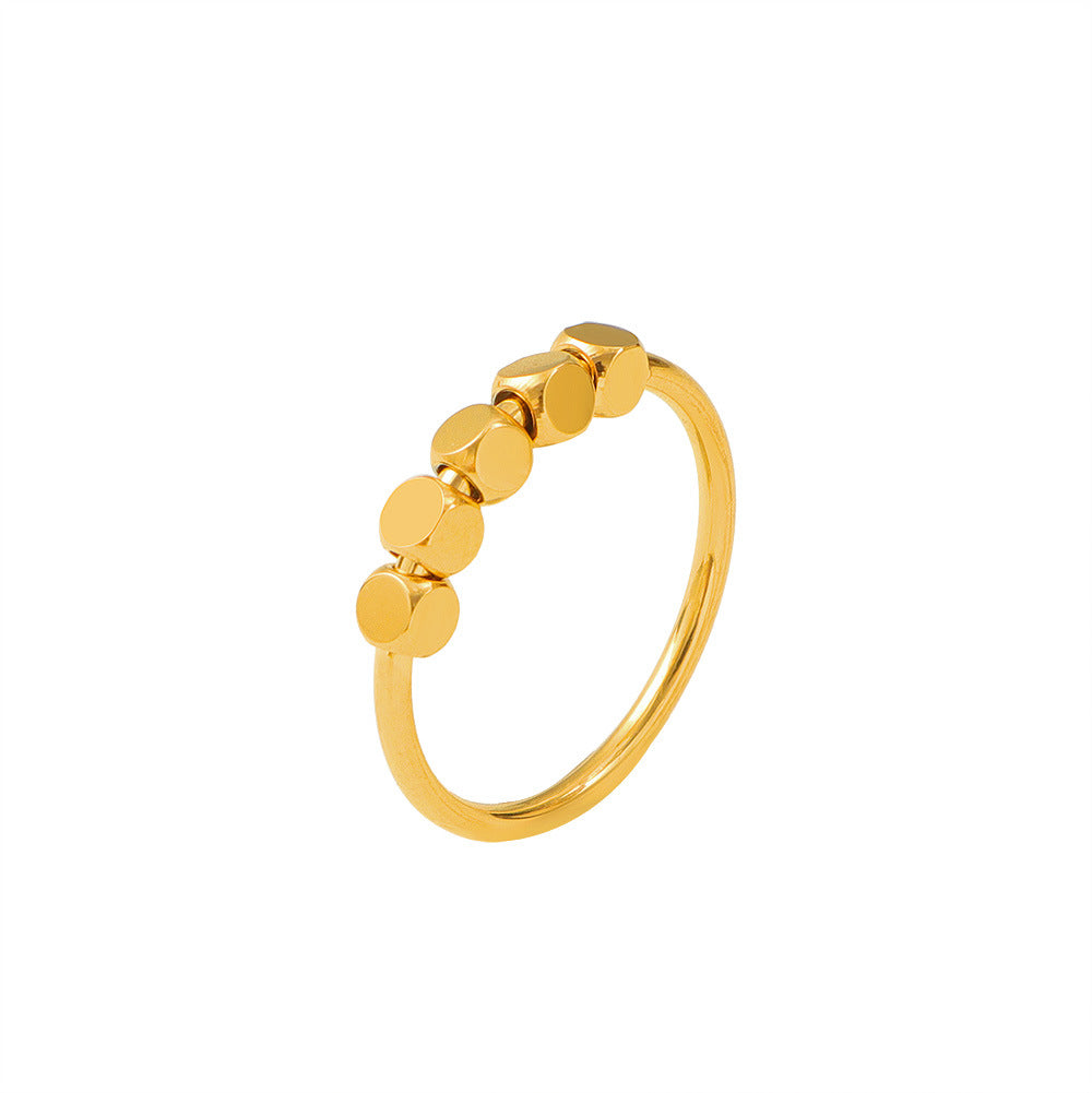 Damen modischer Ring mit strukturiertem Design Shop Nory