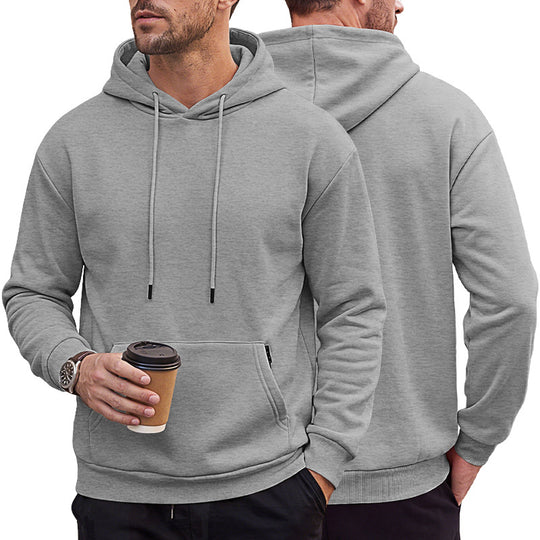 Herren Kapuzenpullover aus weichem Fleece mit Kängurutasche und verstellbarer Kapuze Shop Nory