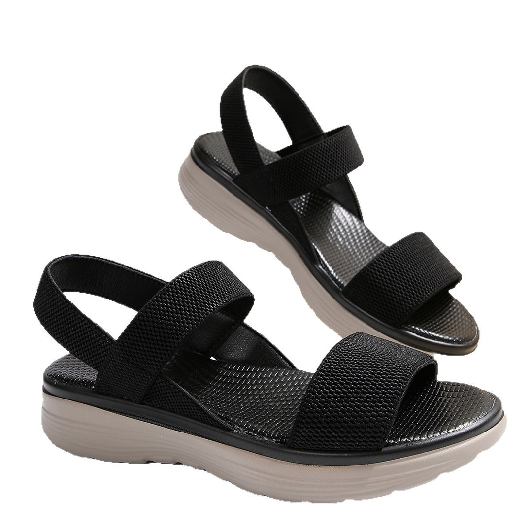 Damen Leichte Stretch‑Sandalen mit gepolstertem Komfortfußbett und dämpfender Plateau‑Sohle Shop Nory