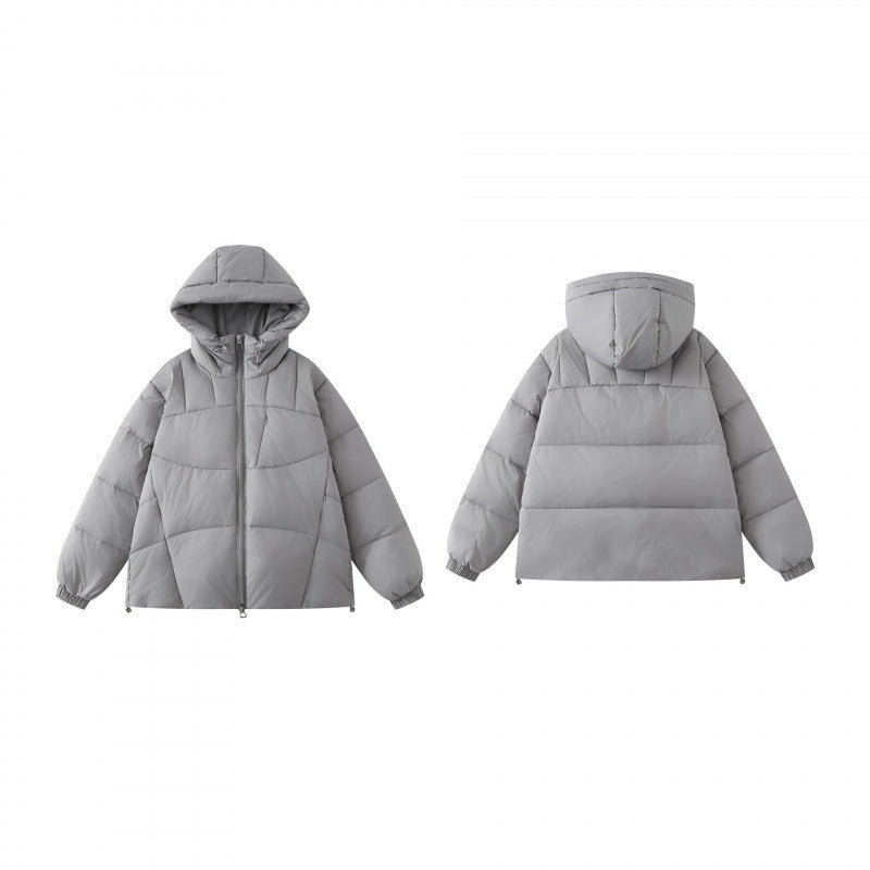 Unisex Wattierte Kapuzenjacke im Oversize-Puffer-Stil Shop Nory