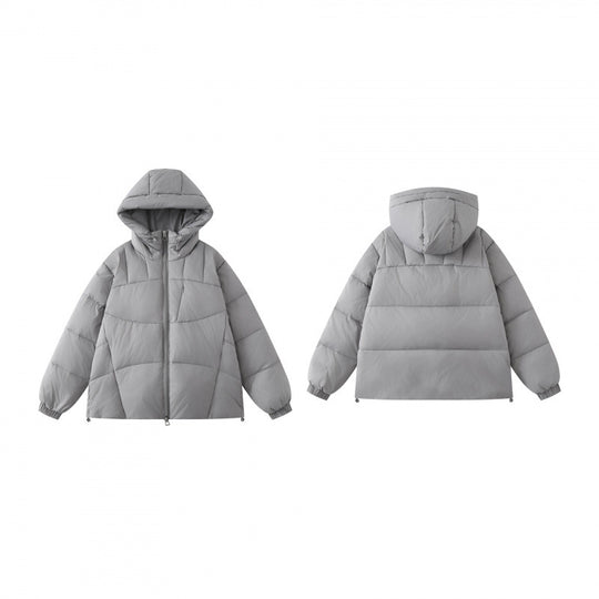 Unisex Wattierte Kapuzenjacke im Oversize-Puffer-Stil Shop Nory