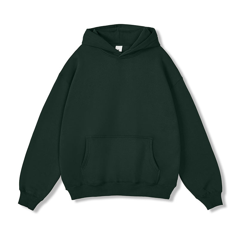 Unisex Oversize-Kapuzenpullover aus Baumwollmix mit Kängurutasche und gerippten Bündchen Shop Nory