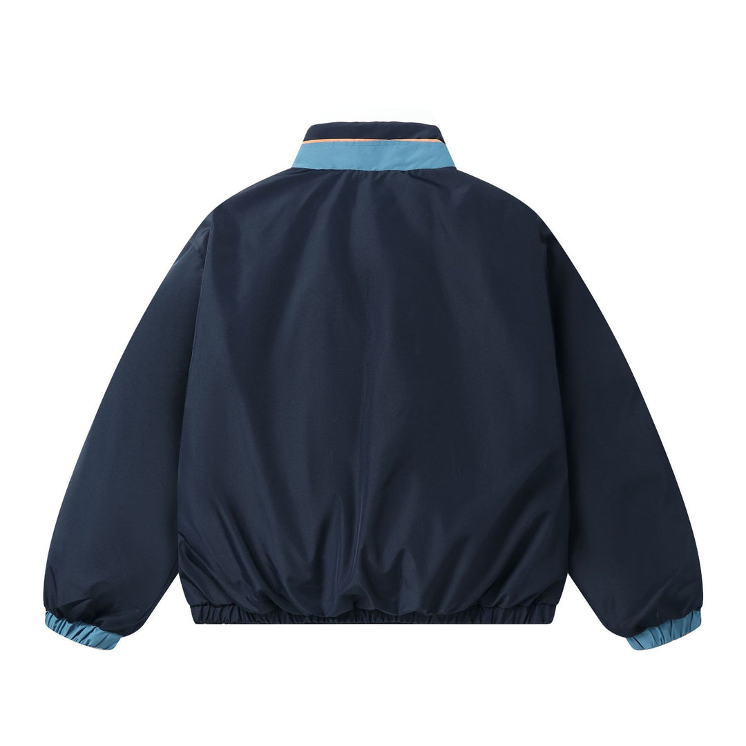 Damen Boxy Leicht-Windbreaker mit hohem Stehkragen und kontrastbesetzten Eingrifftaschen Shop Nory