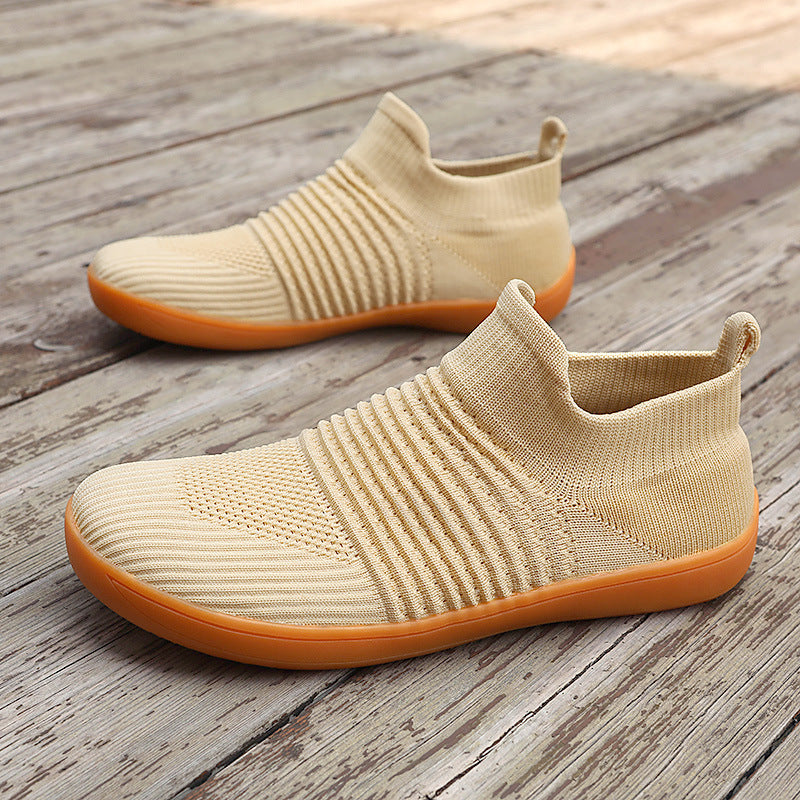 Unisex nan sockenähnlicher Stricksneaker mit elastischem Schaft und rutschfester Gummisohle