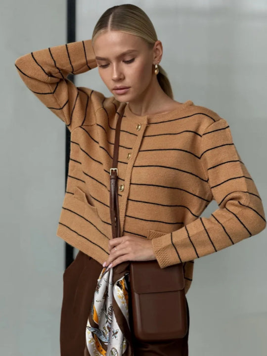 Damen Stylischer Strickblazer Shop Nory