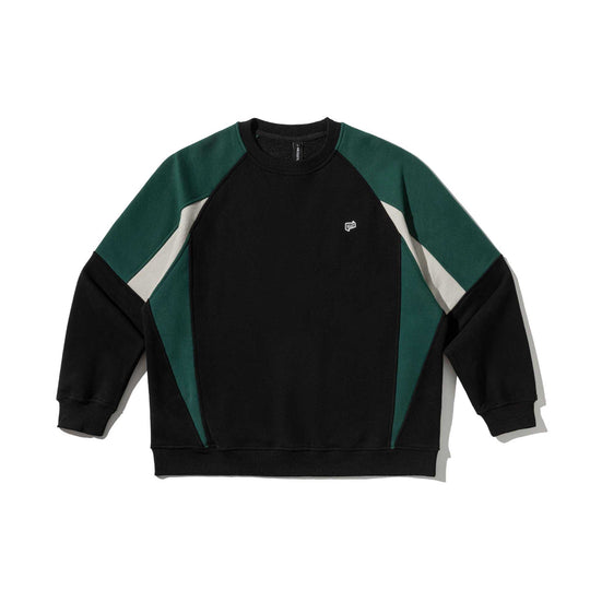 Unisex Colorblock-Sweatshirt mit Raglanärmeln und strukturierter Ziernaht Shop Nory