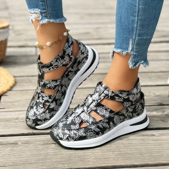 Damen sportliche Sandalen mit modischem Schnitt und atmungsaktiven Einsätzen