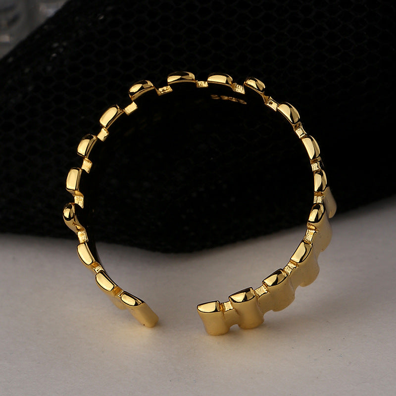 Damen Ring mit modernem, geschichtetem Design Shop Nory