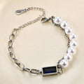 Damen Armband mit elegantem Perlen-Design und stilvollem Anhänger Shop Nory