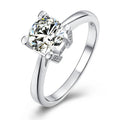 Damen Ring mit funkelndem Solitär und elegantem Zirkonia-Besatz Shop Nory