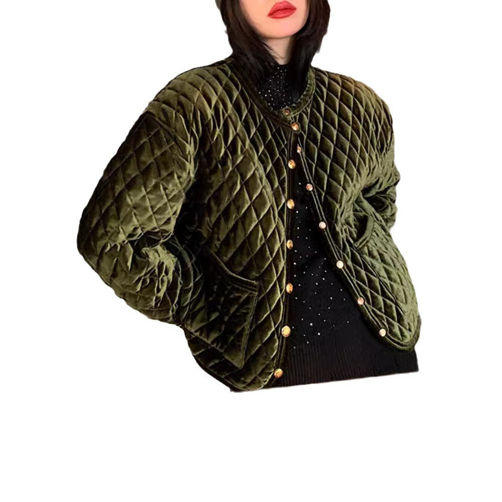 Damen Gemusterte Steppjacke Shop Nory