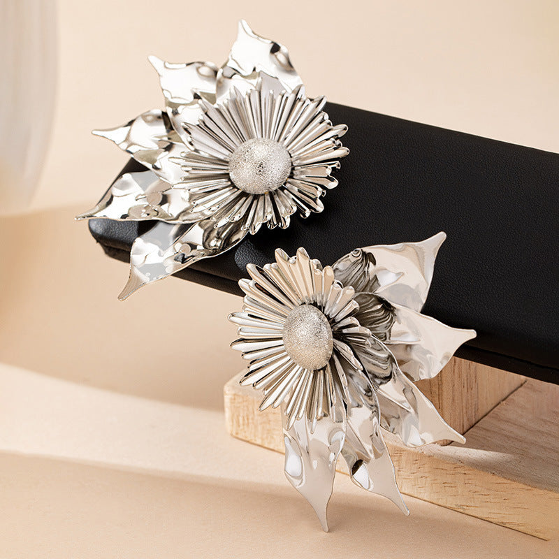 Damen Ohrringe im kunstvollen Sonnenblumen-Design Shop Nory
