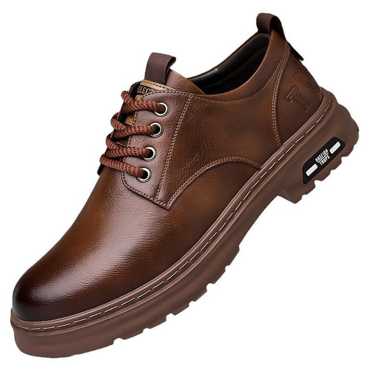 Elegante Herren-Schnürschuhe mit rutschfester Außensohle und atmungsaktivem Innenfutter