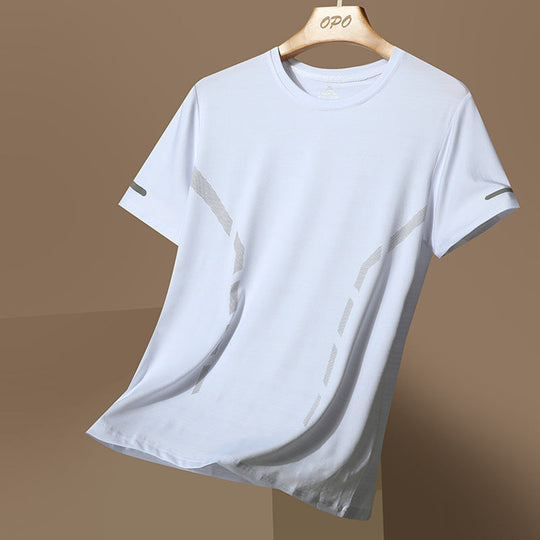 Herren nan atmungsaktives Funktions-T-Shirt aus Mikrofasern mit Belüftungszonen Shopnory