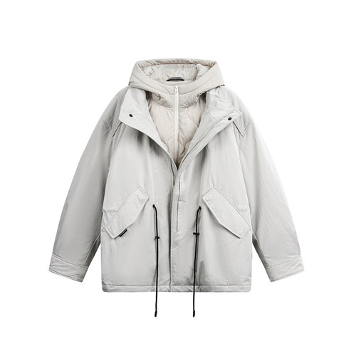 Herren Oversize Parka mit gesteppter Wattierung und Tunnelzug Shop Nory
