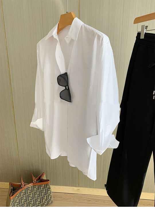 Damen Lässige Oversized-Bluse Shop Nory